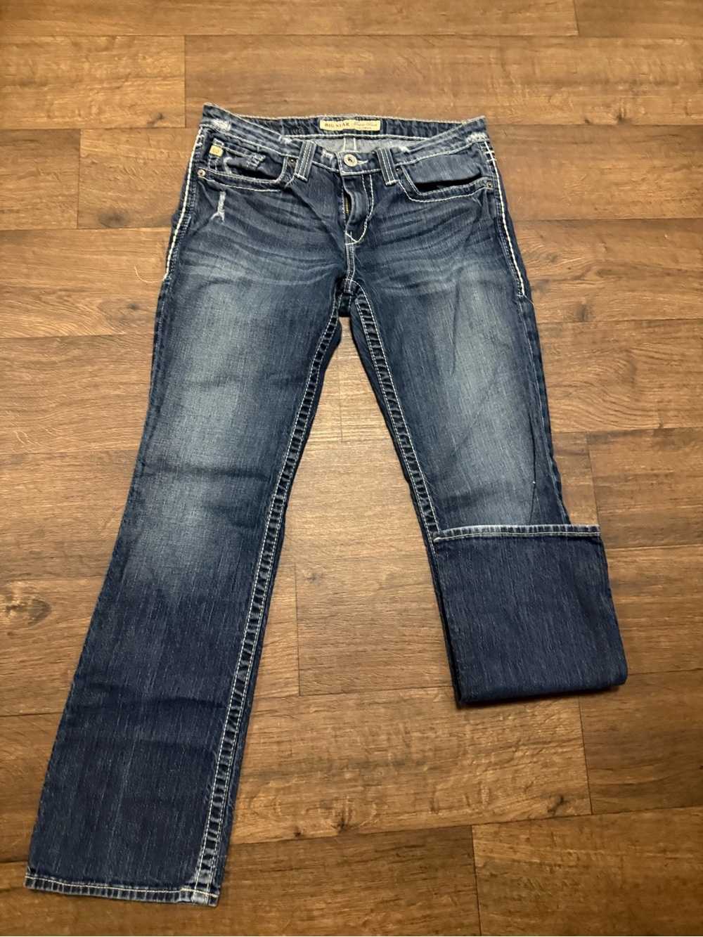 Big Star Women's Boot Cut Jeans in Faded Indigo